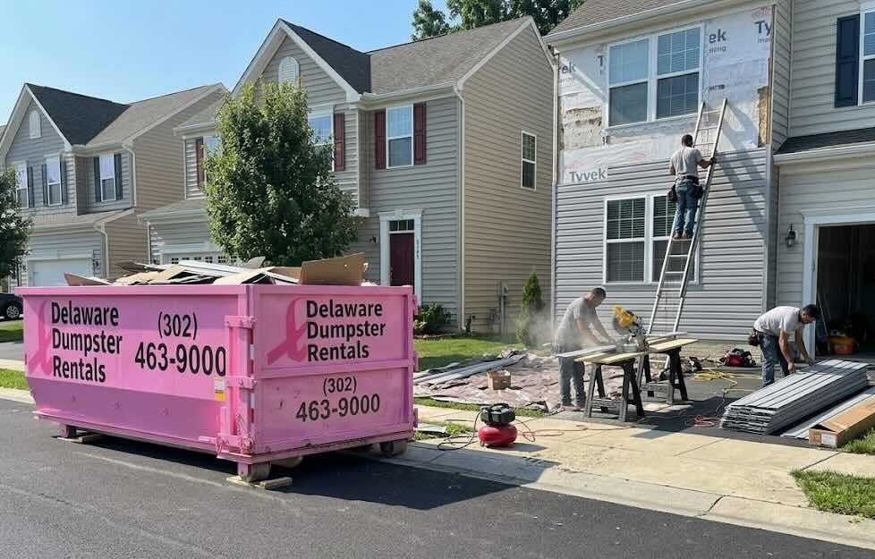 dumpster rental project in wilmington delaware